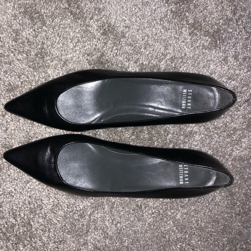 Black Stuart Weitzman heel